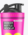 Matte Shaker Bottle Mockup