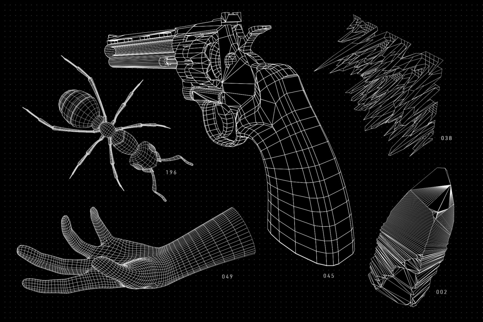 200 Vector Wireframe Shapes 200 Vector Wireframe Shapes
