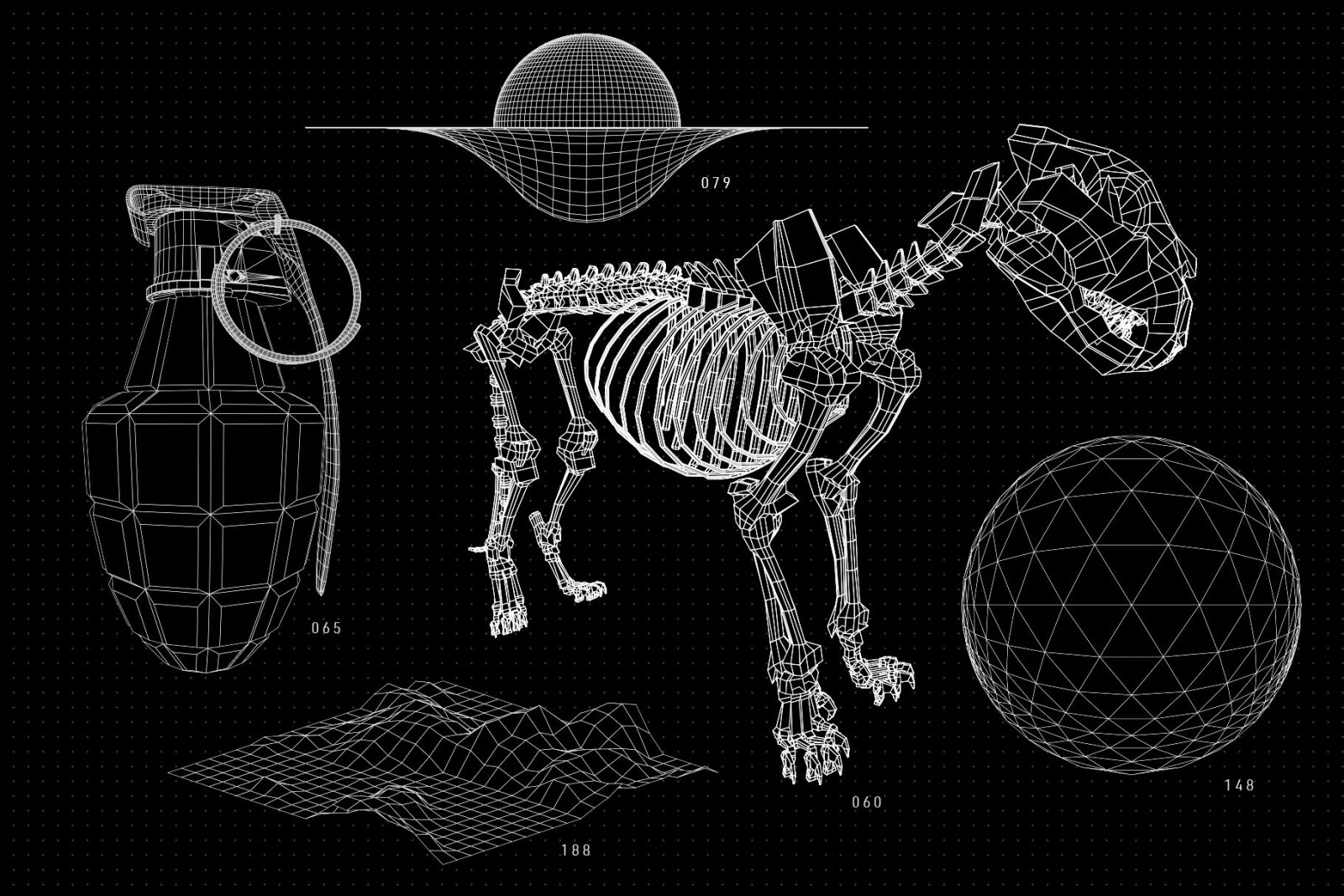 200 Vector Wireframe Shapes 200 Vector Wireframe Shapes