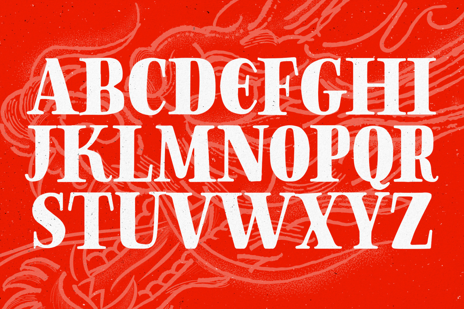 Golden Dragon - Hand-drawn Serif