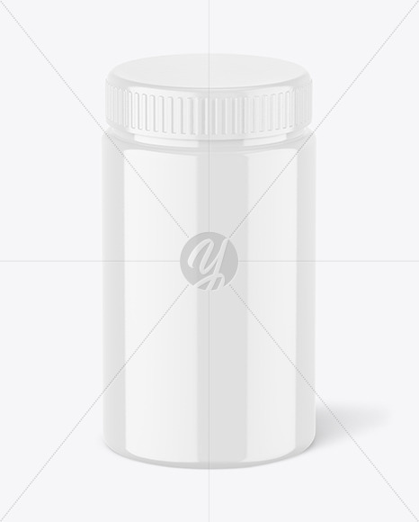 Glossy Jar Mockup