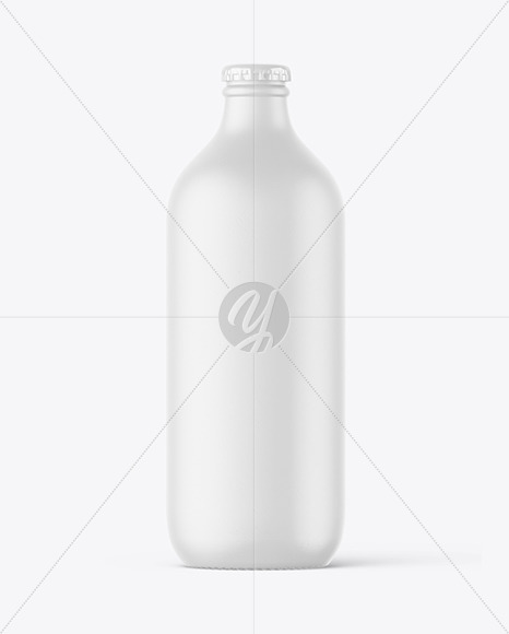 Ceramic Beer Bottle Mockup