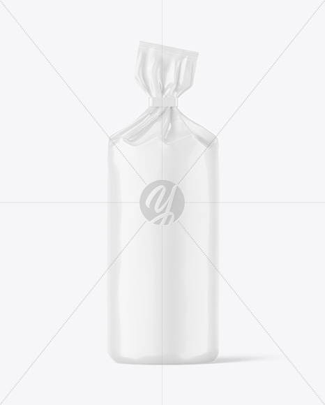 Glossy Paper Bag Mockup