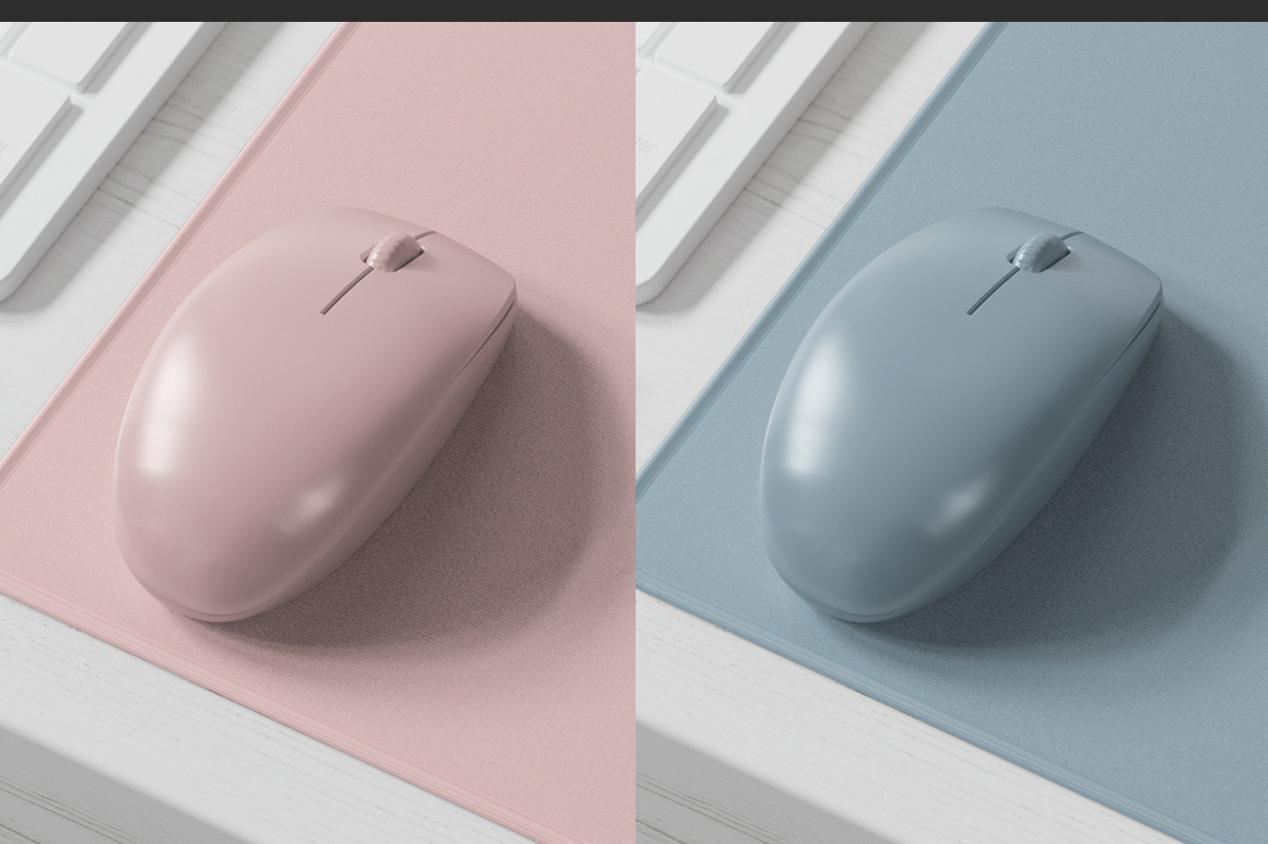 Computer Mouse Pad Mockup Computer Mouse Pad Mockup