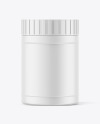 Matte Plastic Jar Mockup