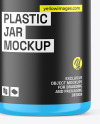 Glossy Plastic Jar Mockup