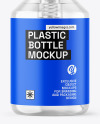 Clear Cosmetic Bottle with Pump Mockup