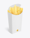 Paper French Fries Packaging Mockup