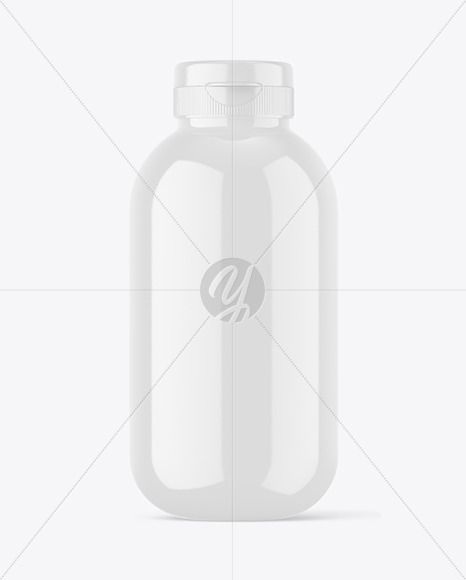 Glossy Cosmetic Bottle Mockup