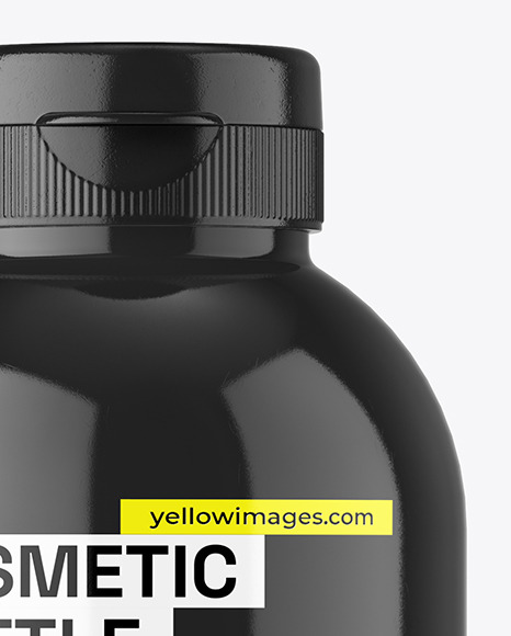 Glossy Cosmetic Bottle Mockup