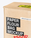 Kraft Paper Stand-up Bag Mockup