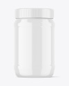 Glossy Jar Mockup