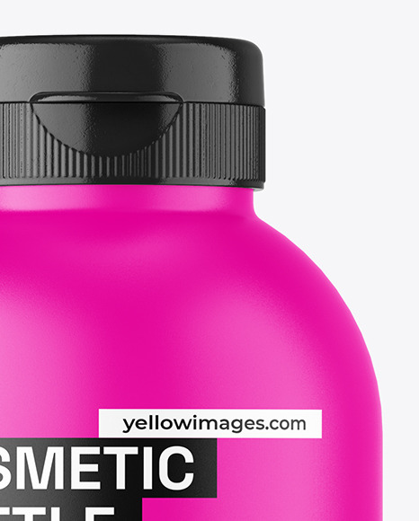 Matte Cosmetic Bottle Mockup Matte Cosmetic Bottle Mockup
