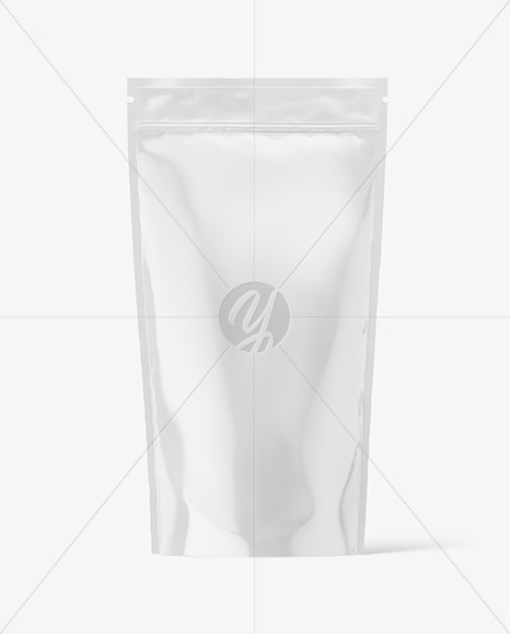 Glossy Stand-up Pouch Mockup