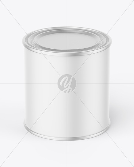 Matte Paint Can Mockup