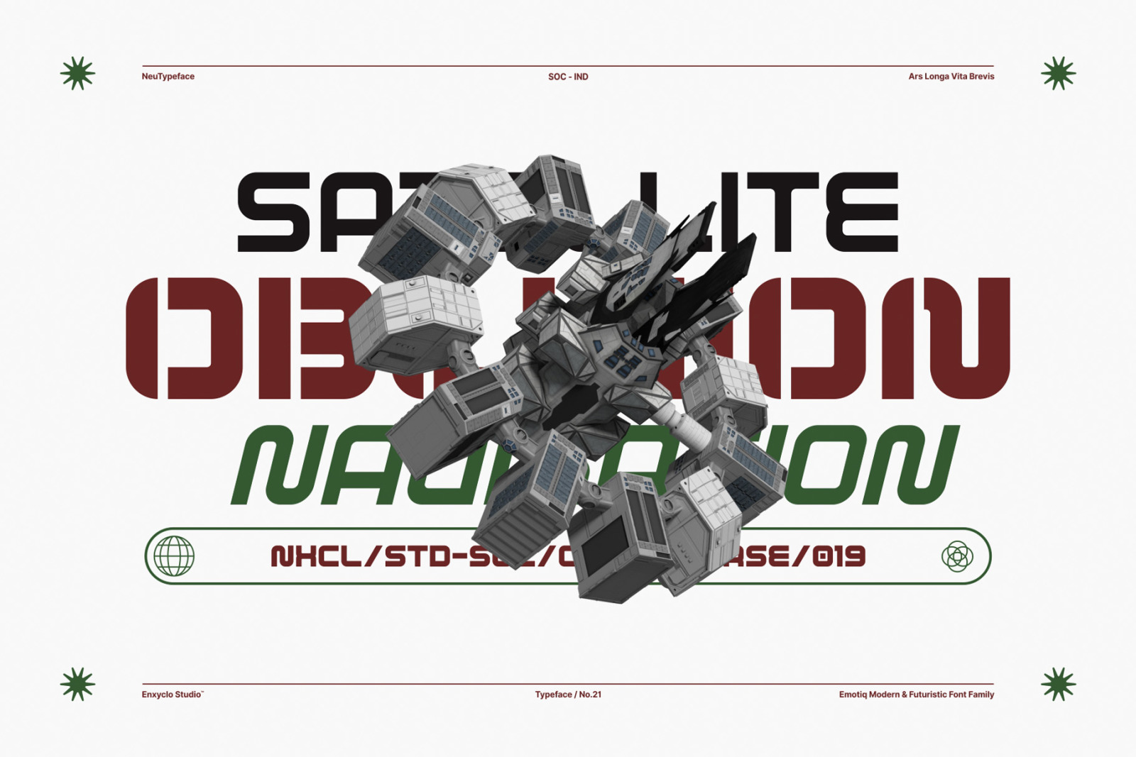 EMOTIQ - Modern Cyberpunk Mecha Futuristic Display Sans Font EMOTIQ - Modern Cyberpunk Mecha Futuristic Display Sans Font