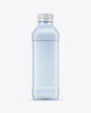 Blue PET Water Bottle Mockup