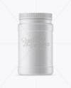 Matte Protein Jar Mockup