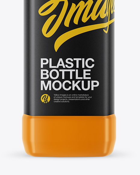 Glossy PET Bottle Mockup