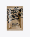 Metallic Sachet Mockup