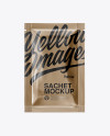 Metallic Sachet Mockup