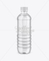 Clear PET Water Bottle Mockup