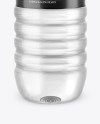 Clear PET Water Bottle Mockup