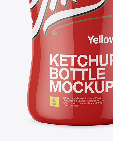 250g Ketchup Bottle Mockup