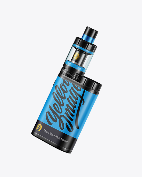 Vape Kit Mockup - Side View