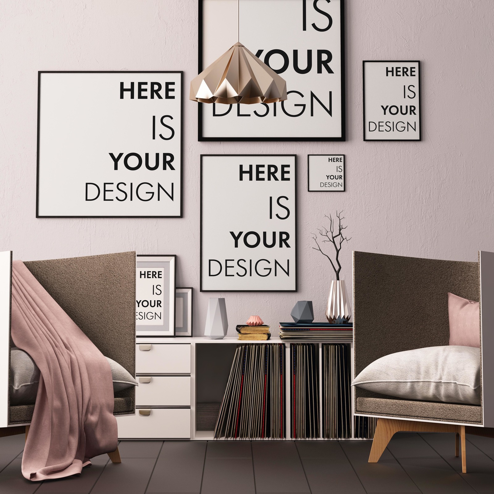 10 interior mockups