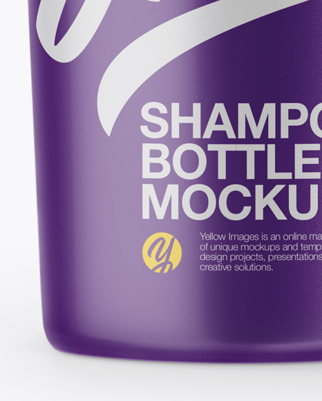 Matte Shampoo Bottle Mockup