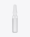 Clear Glass Ampoule Mockup Clear Glass Ampoule Mockup