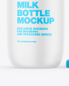 Opened Matte Plastic Bottle Mockup