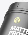 Matte Protein Jar Mockup