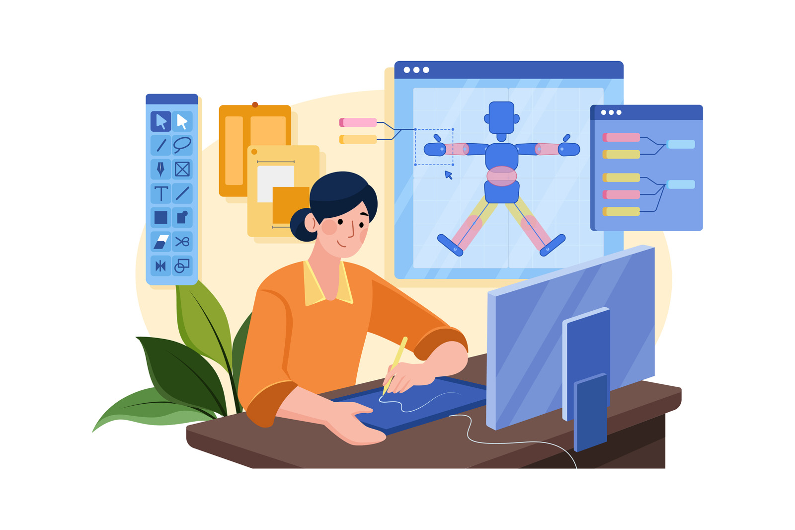 M591_Artistic Job Illustration Pack M591_Artistic Job Illustration Pack