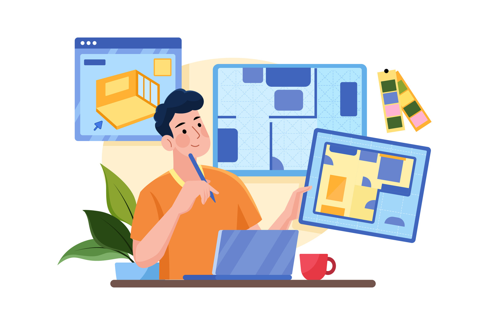 M591_Artistic Job Illustration Pack M591_Artistic Job Illustration Pack