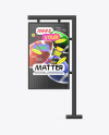 Street Advertising Stand Mockup