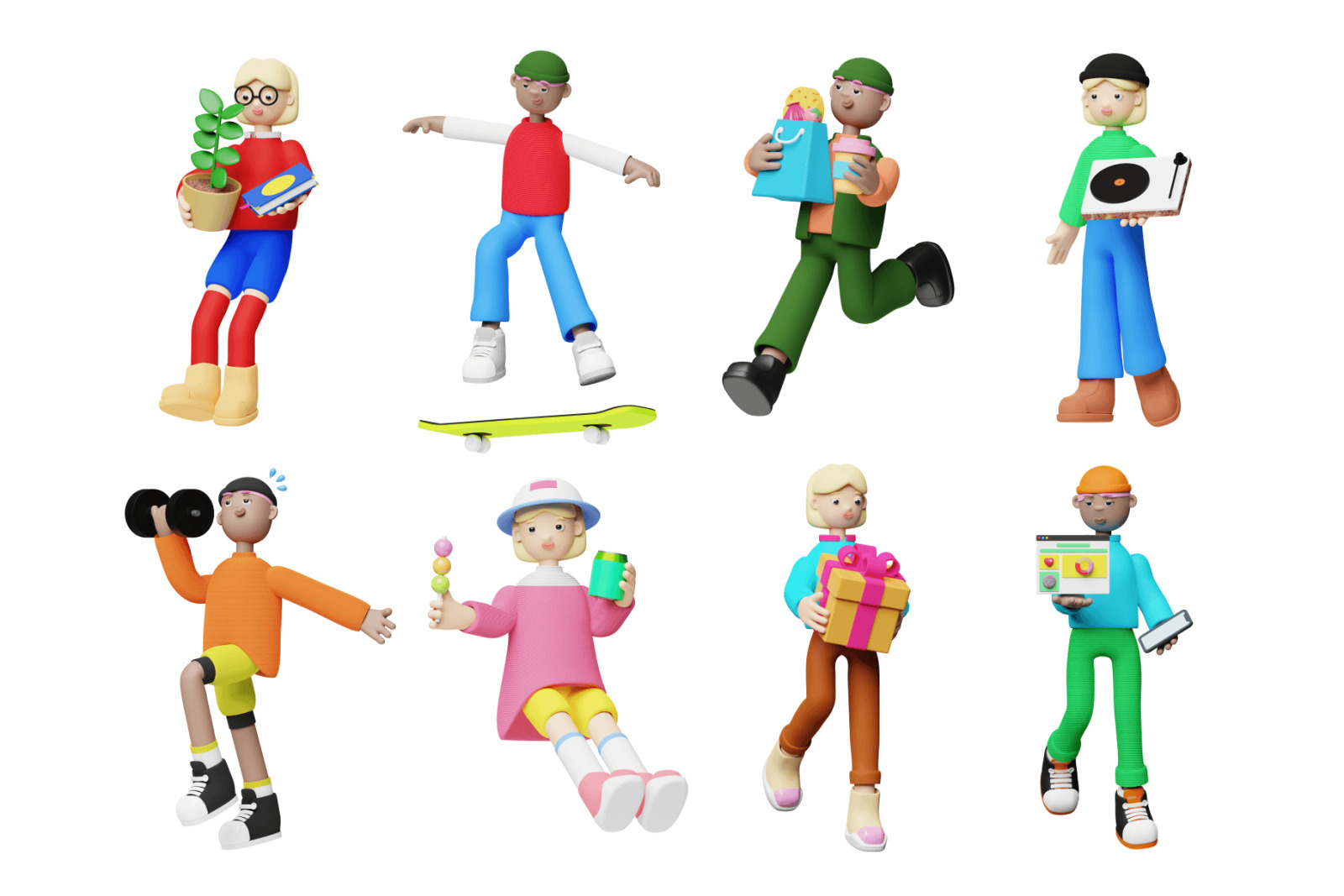 Weekender 3D Illustrations Weekender 3D Illustrations