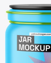 Matte Jar w/ Clamp Lid Mockup