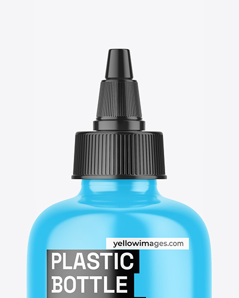 Glossy Bottle Mockup