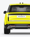 Crossover SUV Mockup - Back View