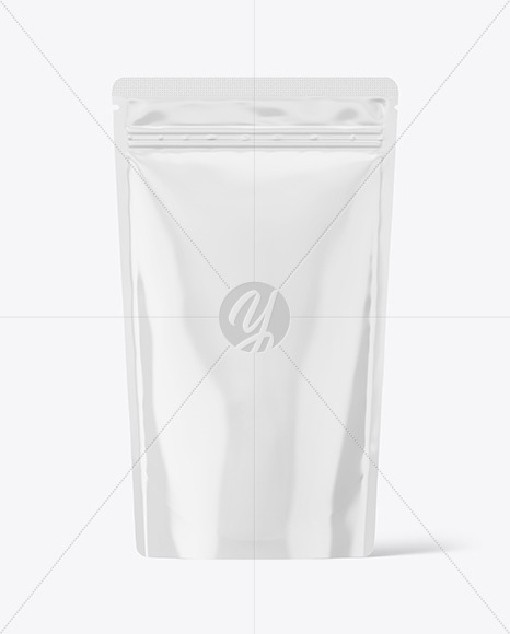 Glossy Stand-up Pouch Mockup