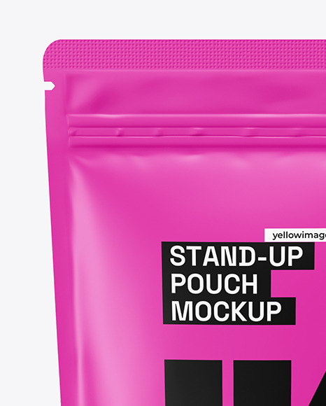 Matte Stand-up Pouch Mockup