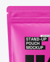 Matte Stand-up Pouch Mockup