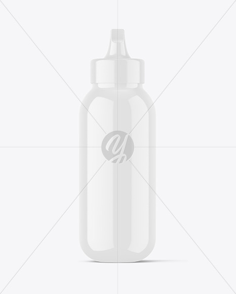 Glossy Cosmetic Bottle Mockup