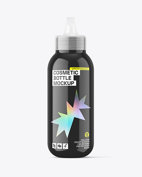 Glossy Cosmetic Bottle Mockup Glossy Cosmetic Bottle Mockup