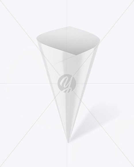 Glossy Ice Cream Cone Mockup