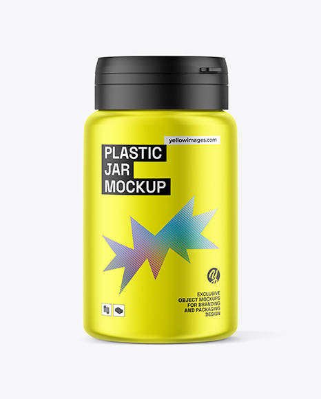 Metallic Jar Mockup