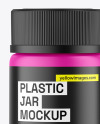 Matte Plastic Jar Mockup