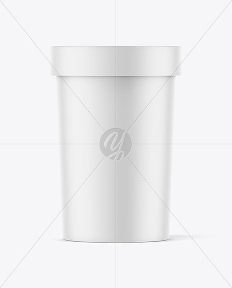 Matte Soup Cup Mockup